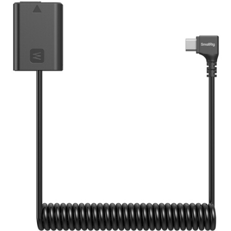 SmallRig 6542 - adapter zasilania typu Dummy, USB-C do akumulatora Sony NP-FW50